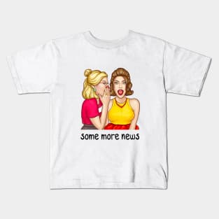 Some More News - cartoon Kids T-Shirt